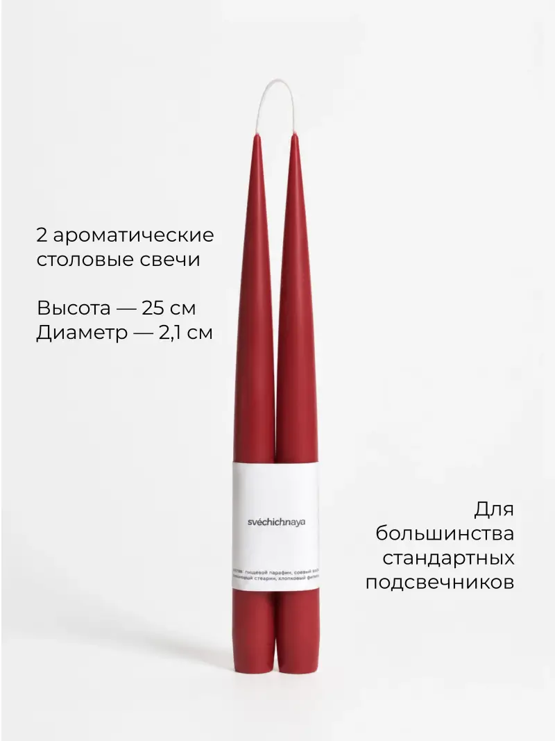 ароматические столовые свечи - вино с подружками — фото 3