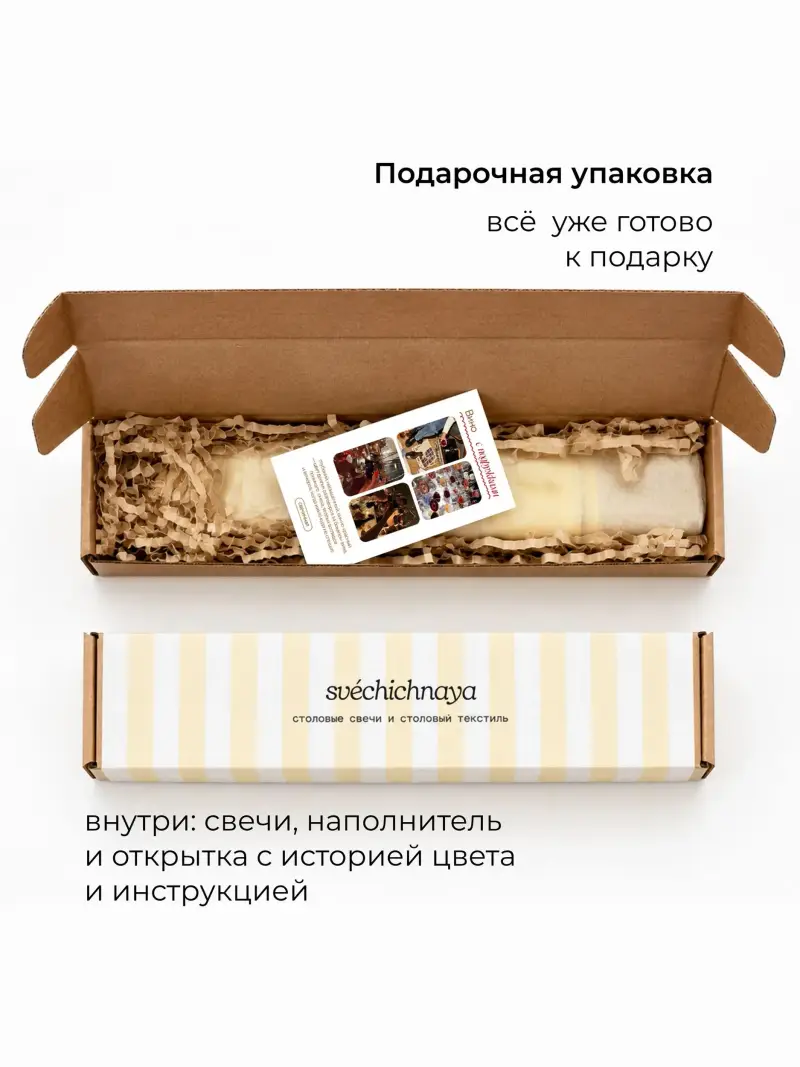 ароматические столовые свечи - вино с подружками — фото 5